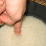 آب در برنج کته
