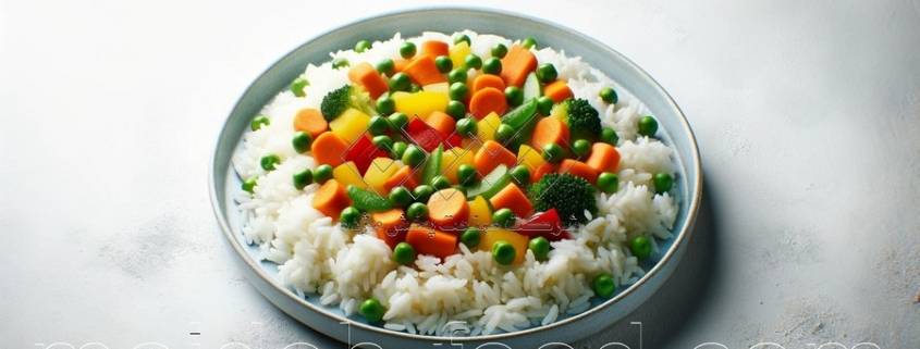 برنج با سبزیجات